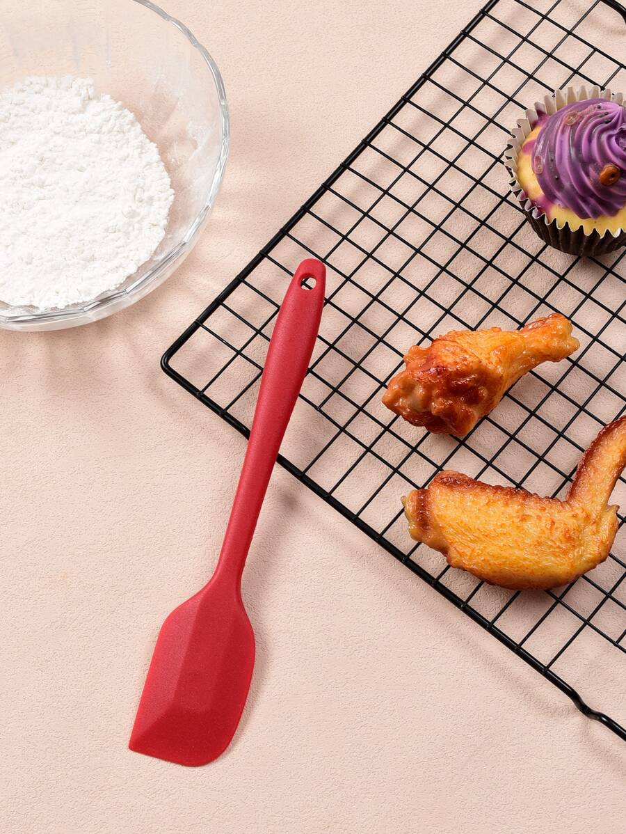 1 件迷你硅胶刮刀，颜色随机，蛋糕奶油抹刀厨房烘焙工具