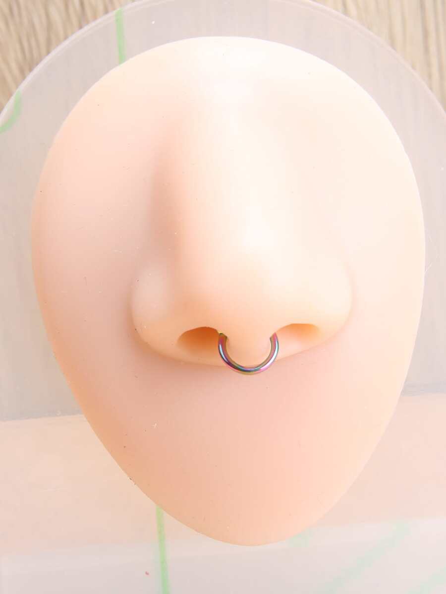 Aro para la nariz minimalista - Multicolor - Ver 1