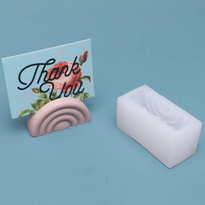 1 件装硅胶模具，卡通彩虹设计硅胶模具，适合家庭 DIY