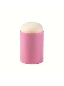 1 Hai Tông Màu Mini Dấu Ngón Tay, Đơn Giản Di Động Miếng Bọt Biển Sơn Dành Cho Trẻ Em, Học Sinh - Hồng - Xem 2