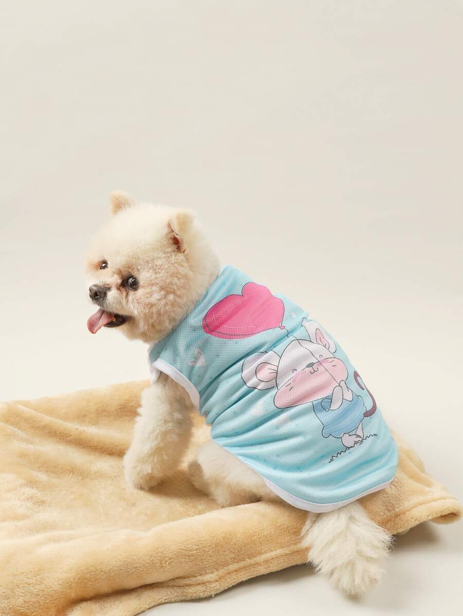 1PC Đồ Họa Hoạt Hình Bể Thú Cưng Cho Chó Và Mèo Cho Mùa Hè - Nhiều màu - Xem 1