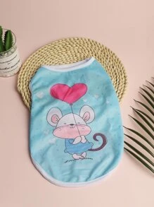 1PC Đồ Họa Hoạt Hình Bể Thú Cưng Cho Chó Và Mèo Cho Mùa Hè - Nhiều màu - Xem 2