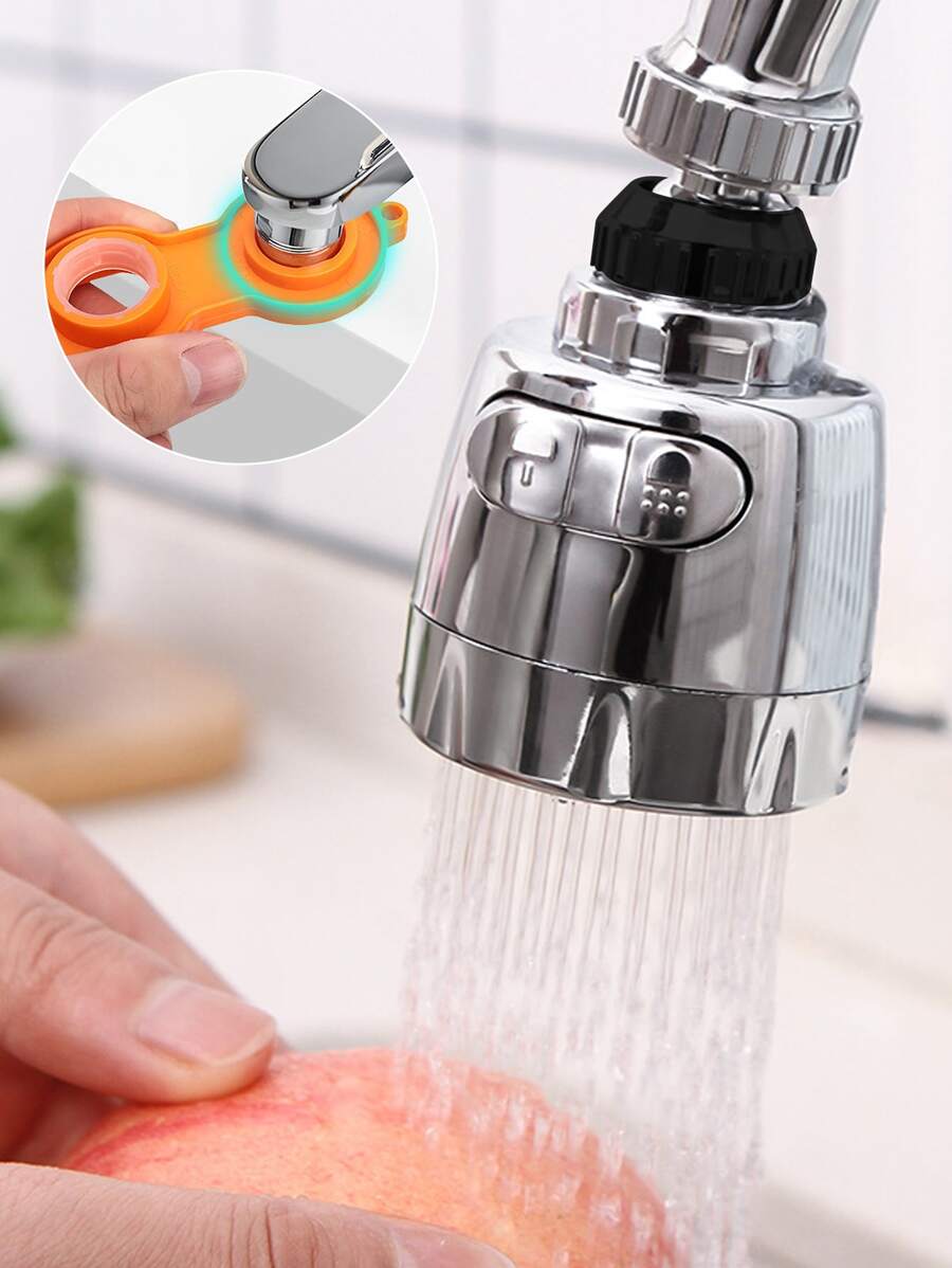 2 件防溅淋浴喷头和拆卸工具，简约时尚，适合日常休闲使用