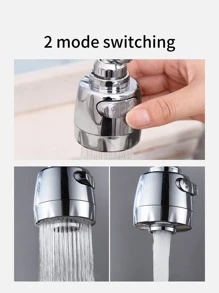 2 件防溅淋浴喷头和拆卸工具，简约时尚，适合日常休闲使用
