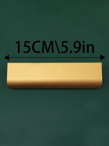 1pc Rectangle Drawer Pull - Gold - View 3