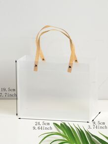 4入組素色禮品袋 - 無色 - 查看 4