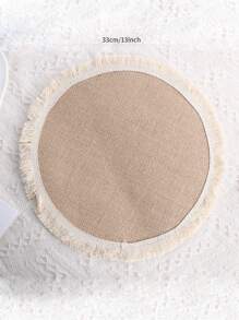 1 Thảm Kaki Placemat, Polyester Viền Viền Bàn Thảm Cho Nhà Bếp - Nhiều màu - Xem 6