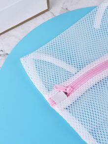 1入組白色內衣洗衣滌綸衣服洗漱包