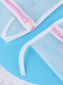 1入組白色內衣洗衣滌綸衣服洗漱包