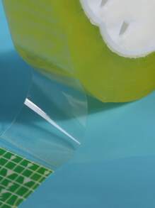 5rolls Clear Adhesive Tape, Simple Multi-purpose Shipping Packing Tape For Office, School - Clear - View 4