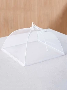 1 pieza Tienda de comida de malla unicolor alimento moderno poliéster para cocina - Blanco - Ver 5