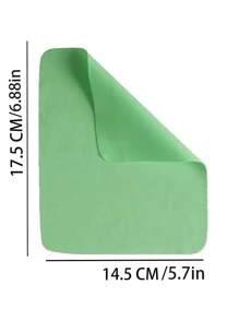 1pc Random Color Cleaning Rag, 14.5x17.5cm Glasses Cloth For Eyeglasses, Camera Lens, Cell Phones, Laptops, LCD TV Screens And More - Multicolor - View 4