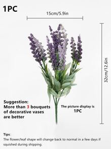 1入組/3入組人工花泡沫薰衣草秋季裝飾婚禮裝飾新娘手拿花材質手腕花DIY花環材料草帽配件家庭用餐室臥室廁所花瓶裝飾室外花園生日派對裝飾 - 彩色 - 查看 2