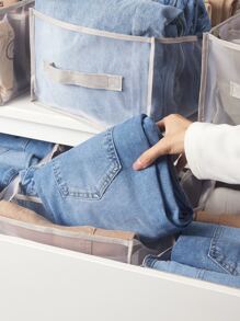 Bộ 3 ngăn kéo có lưới thoáng khí đựng tất/đồ lót/áo ngực, gồm 2 ngăn đựng áo ngực và 1 ngăn đựng tất - Xám - Xem 10