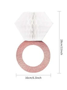 1pc Diamond Design Honeycomb Ball - Multicolor - View 3