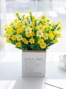 1 Bó Hoa Nhân Tạo Bằng Nhựa, Bó Hoa Nhân Tạo Lãng Mạn Cho Trang Trí Nhà - Nhiều màu - Xem 1