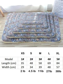 1入組寵物加厚睡墊,冬天床地墊適用於家庭使用適用於小,中等和大寵物 - 紫色 - 查看 5