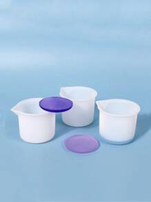 1 件 50 毫升硅胶模具，创意量杯形 DIY 硅胶模具，用于工艺品 - 白色 - 查看 5