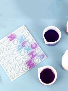 1 件 50 毫升硅胶模具，创意量杯形 DIY 硅胶模具，用于工艺品 - 白色 - 查看 6