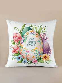 Vải Đệm, Hoa Dễ Thương & In Hình Trứng Trang Trí Ném Gối Mà Không Cần Chất Độn Cho Tiệc Phục Sinh - Nhiều màu - Xem 4