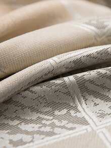 滌綸單片北歐風菱形印花臥室和客廳單面板遮光窗簾 - 黃色 - 查看 8