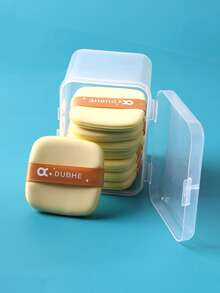 8 Piezas Caja De Galletas De Mantequilla Empaquetadas Con Polvo De Talco - Amarillo - Ver 1