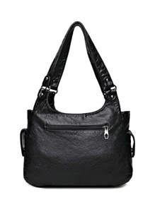 新款复古朋克风格女式摩托车斜挎包，复古腋下单肩包，时尚小众设计，蒸汽朋克，哥特风，女式包，酷女孩街头时尚，非常适合音乐节、音乐会、摇滚风格女式包，街头和日式女式包，新款女士托特包