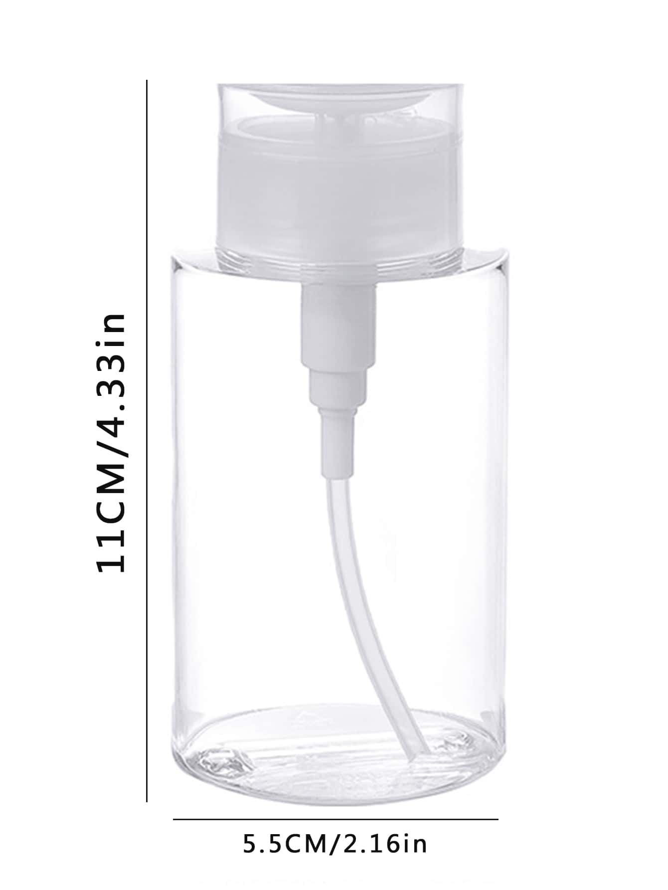1pc 150ML Empty Makeup Remover Subpackage Bottle , Travel Essentials
