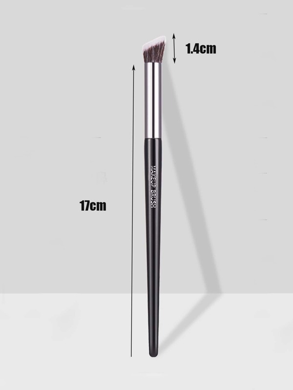 1pc Nose Shadow Brush,Nose Contour Brush,Mini Flat Angle Contouring