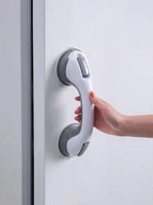 1pc Two Tone Anti-slip Fixed Bracket, Plastic Carrier Handle For Household - Grey - View 2