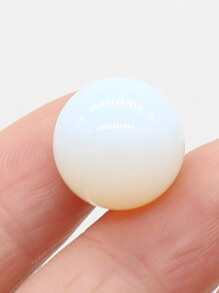 1pc Stone DIY Bead - White - View 2