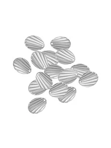 10入組/套外殼設計DIY首飾配件 - 銀色 - 查看 4