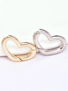 Accesorio de joya DIY en forma de corazón - Verde militar - Ver 1