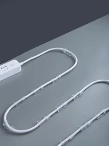 20入組/套免打孔塑料電線固定器簡約透明壁掛式家用線架 - 無色 - 查看 4