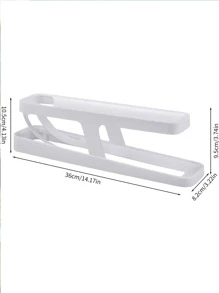 1 gói hộp đựng trứng trắng, giá đựng trứng sáng tạo tại nhà - trắng - Xem 4