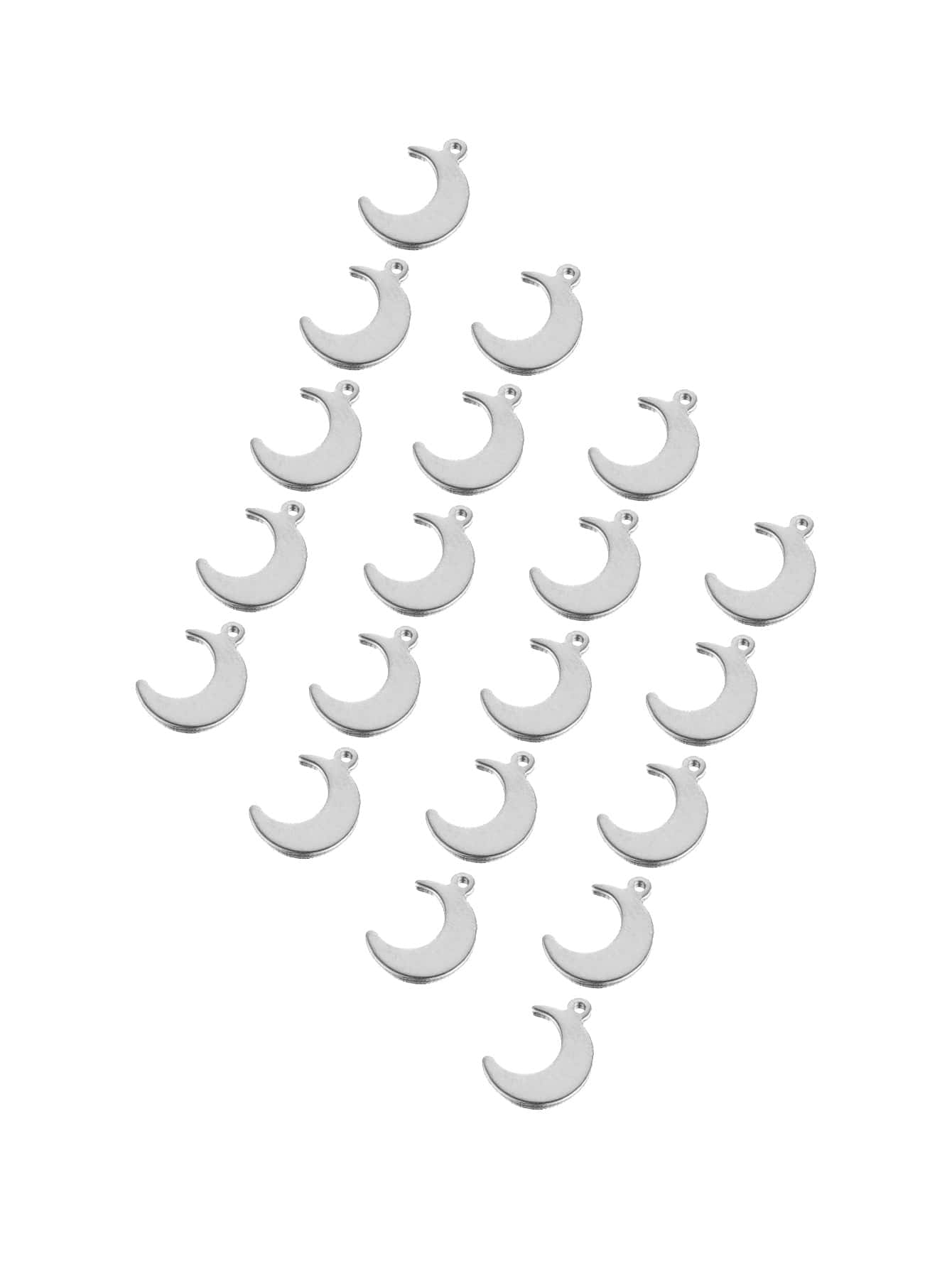 20入組月亮DIY首飾配件