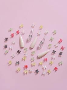 1pack Butterfly Design Nail Art Decoration - Multicolor - View 1