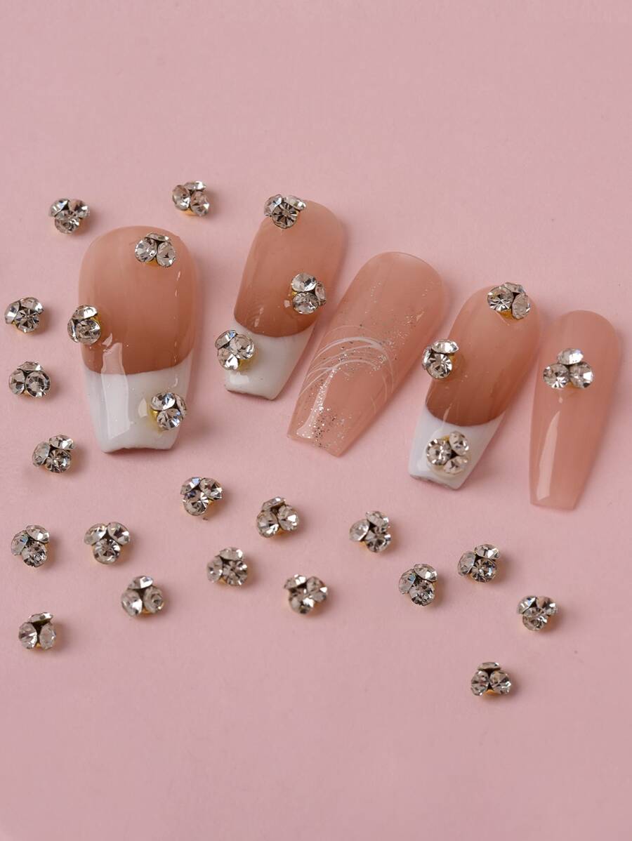 20Pcs Small Size Crystal Nail Art Rhinestones Diy Nail Charms Nail Gems Nail Supplies Nails - Multicolor - View 1