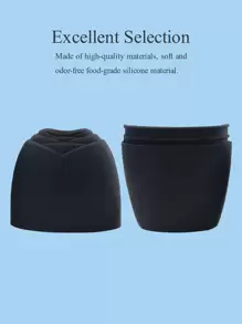 矽膠面部按摩冰滾球，1入組矽膠面膜應用及按摩冰塊盤，面部美容冰滾球皮膚護理工具，冰膜面部冰球，刮痧面部按摩，矽膠冰模型，面部美容用（藍色） - 黑色 - 查看 3