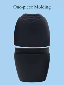 矽膠面部按摩冰滾球，1入組矽膠面膜應用及按摩冰塊盤，面部美容冰滾球皮膚護理工具，冰膜面部冰球，刮痧面部按摩，矽膠冰模型，面部美容用（藍色） - 黑色 - 查看 4