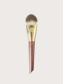 1pc Wooden Foundation Brush - Redwood - View 1