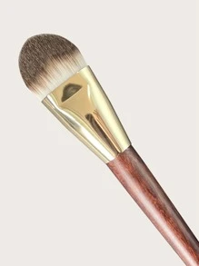 1pc Wooden Foundation Brush - Redwood - View 5