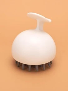 洗髮水按摩刷浴梳，1入組頭皮護理髮刷，帶長而靈活的矽膠梳齒，去屑髮刷/髮梳適合所有髮質，男士女士 - 彩色 - 查看 3