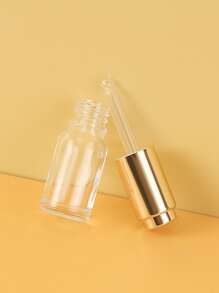 1入組10毫升透明金色按帽子滴瓶,空可填充精油瓶子容器香水化妝品瓶旅行緊迫滴瓶適用於香氛香薰化妝品 - 彩色 - 查看 5