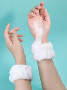 Face Washing Wristbands-Absorbent Wristband For Washing Face, 1Pair Microfiber Wrist Wash Band Towel, Makeup Skincare Yoga Sport Prevent Liquids Spilling Down Arm,Skincare,Room Decor,Home Decor,Bedroom Decor,Bathroom,Christmas Gifts,Bathroom Decor,Travel,Travel Stuff,Wedding,Christmas Party,Mom Gifts,Home,Room,House Decor,Christmas Gift,Gifts For Mom,Birthday,Pink Room Decor,Living Room Decor,Bedroom,Gifts For Men,Dad Gifts,Mushroom,New Years,Mom,Accessories,Gifts For Dad,Friends,Funny Gift - White - View 9