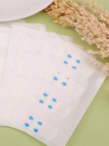 40pcs Face Tape Lifting Invisible, Face Lift Tape Invisible, Facelift Tape for Face Invisible, Neck Face Facial Lifting Tape Instant Secret Make Up Stickers Patch for Double Chin Jowls Waterproof - White - View 3