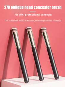 1支软毛遮瑕刷，多功能细节化妆工具，可遮盖痘痘、黑眼圈并晕染妆容，可用作粉底刷、遮瑕刷、腮红刷、修容刷、古铜粉刷、散粉刷等。 - 淺灰色 - 查看 6