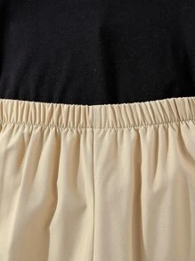 SHEIN Tween Girl Letter Tricou grafic și pantaloni cu buzunare cu clapă - Multicolor - Vizualizare 7