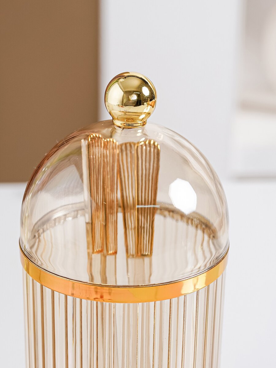 4pcs/Set PMMA Dining Spoon With Storage Box, Creative Spoon For Kitchen