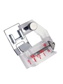 1pc Plastic Sewing Machine Presser Foot, Minimalist Adjustable Sewing Machine Presser Foot For Home - Silver - View 1